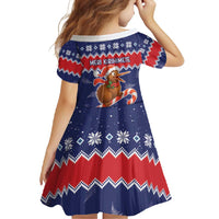 New Zealand Christmas Family Matching Short Sleeve Bodycon Dress and Hawaiian Shirt Kiwi-sh You A Merry Christmas - Polynesian Pride