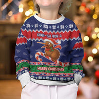New Zealand Christmas Kid Ugly Christmas Sweater Kiwi-sh You A Merry Christmas - Polynesian Pride