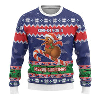 New Zealand Christmas Ugly Christmas Sweater Kiwi-sh You A Merry Christmas - Polynesian Pride