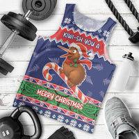 New Zealand Christmas Men Tank Top Kiwi-sh You A Merry Christmas - Polynesian Pride