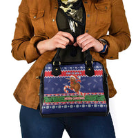 New Zealand Christmas Shoulder Handbag Kiwi-sh You A Merry Christmas - Polynesian Pride