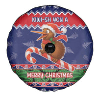 New Zealand Christmas Spare Tire Cover Kiwi-sh You A Merry Christmas - Polynesian Pride