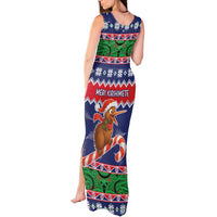 New Zealand Christmas Tank Maxi Dress Kiwi-sh You A Merry Christmas - Polynesian Pride