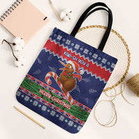 New Zealand Christmas Tote Bag Kiwi-sh You A Merry Christmas - Polynesian Pride