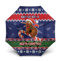 New Zealand Christmas Umbrella Kiwi-sh You A Merry Christmas - Polynesian Pride