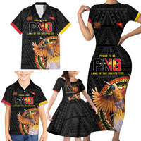 Papua New Guinea Tok Pisin Wik Family Matching Short Sleeve Bodycon Dress and Hawaiian Shirt Land Of The Unexpected LT05 - Polynesian Pride