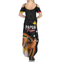 Papua New Guinea Tok Pisin Wik Family Matching Summer Maxi Dress and Hawaiian Shirt Land Of The Unexpected