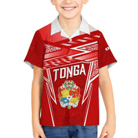 Custom Tonga Rugby Hawaiian Shirt Kupesi Ngatu Pattern LT05 - Polynesian Pride