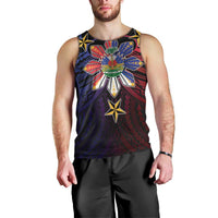 Haiti Philippines Men Tank Top Haitian Coat Of Arms With Filipino Sun