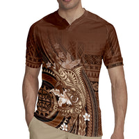 Samoa Tatau Marlin Rugby Jersey With Siapo Motifs Brown