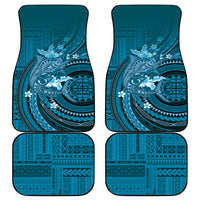 Samoa Tatau Marlin Car Mats With Siapo Motifs Teal