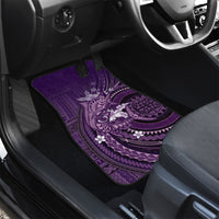 Samoa Tatau Marlin Car Mats With Siapo Motifs Violet