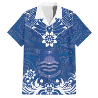 Wikin te Taetae ni Kiribati Family Matching Tank Maxi Dress and Hawaiian Shirt Pacific Tapa Pattern