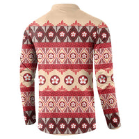 Tonga Language Week Button Sweatshirt Lea Faka-Tonga Everyday - Polynesian Pride