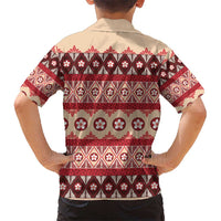 Tonga Language Week Kid Hawaiian Shirt Lea Faka-Tonga Everyday - Polynesian Pride