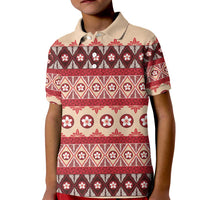 Tonga Language Week Kid Polo Shirt Lea Faka-Tonga Everyday - Polynesian Pride