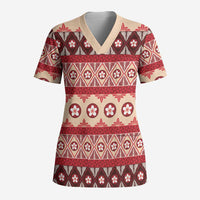 Tonga Language Week Scrub Top Lea Faka-Tonga Everyday - Polynesian Pride