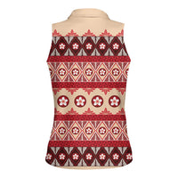 Tonga Language Week Women Sleeveless Polo Shirt Lea Faka-Tonga Everyday - Polynesian Pride