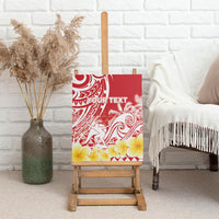 Personalised Tahiti Surfing Canvas Wall Art Polynesian Style LT05 - Polynesian Pride