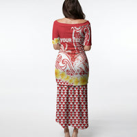 Personalised Tahiti Surfing Puletasi Polynesian Style LT05 - Polynesian Pride