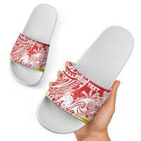 Personalised Tahiti Surfing Slide Sandals Polynesian Style LT05 - Polynesian Pride