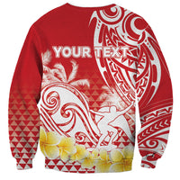 Personalised Tahiti Surfing Sweatshirt Polynesian Style LT05 - Polynesian Pride