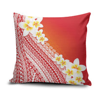 Tahiti Plumeria Tribal Pattern Pillow Cover Wave Style Red LT05 Red - Polynesian Pride