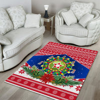 Philippines Christmas Area Rug Filipino Parol Maligayang Pasko LT05 - Polynesian Pride