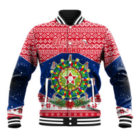 Personalised Philippines Christmas Baseball Jacket Filipino Parol Maligayang Pasko LT05 Unisex Red - Polynesian Pride