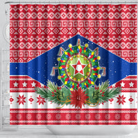 Philippines Christmas Shower Curtain Filipino Parol Maligayang Pasko LT05 - Polynesian Pride