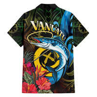 Vanuatu Fishing Family Matching Short Sleeve Bodycon Dress and Hawaiian Shirt It's Time To Fish LT05 - Polynesian Pride