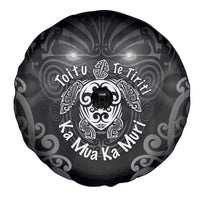 Aotearoa Toitu Te Tiriti Spare Tire Cover Ka Mua Ka Muri