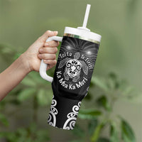 Aotearoa Toitu Te Tiriti Tumbler With Handle Ka Mua Ka Muri