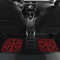 Hawaii King Kamehameha Car Mats With Hawaiian Ipu Motifs Red Version