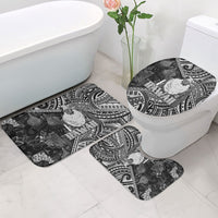 Hawaii King Kamehameha Bathroom Set With Hawaiian Ipu Motifs Black Version