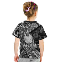 Hawaii King Kamehameha Kid T Shirt With Hawaiian Ipu Motifs Black Version