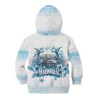 Hawaii Sugar Plantation Kid Hoodie With Hawaiian Tapa Pattern