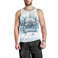 Hawaii Sugar Plantation Men Tank Top With Hawaiian Tapa Pattern