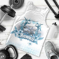 Hawaii Sugar Plantation Men Tank Top With Hawaiian Tapa Pattern
