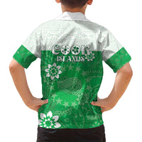 Cook Islands Maori Language Week Family Matching Tank Maxi Dress and Hawaiian Shirt Pacific Tapa Pattern