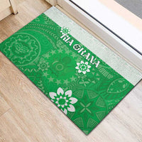 Cook Islands Maori Language Week Rubber Doormat Pacific Tapa Pattern