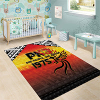 Papua New Guinea Independence Day Area Rug One People One Nation One PNG LT05 - Polynesian Pride