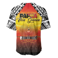 Papua New Guinea Independence Day Baseball Jersey One People One Nation One PNG LT05 - Polynesian Pride