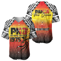 Papua New Guinea Independence Day Baseball Jersey One People One Nation One PNG LT05 - Polynesian Pride