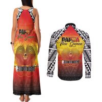 Papua New Guinea 49th Independence Day Couples Matching Tank Maxi Dress and Long Sleeve Button Shirt One People One Nation One PNG