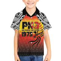 Papua New Guinea 49th Independence Day Family Matching Summer Maxi Dress and Hawaiian Shirt One People One Nation One PNG