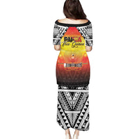 Papua New Guinea Independence Day Puletasi One People One Nation One PNG LT05 - Polynesian Pride