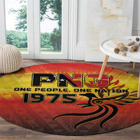 Papua New Guinea Independence Day Round Carpet One People One Nation One PNG LT05 - Polynesian Pride