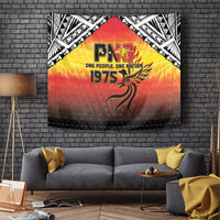 Papua New Guinea Independence Day Tapestry One People One Nation One PNG LT05 Yellow - Polynesian Pride
