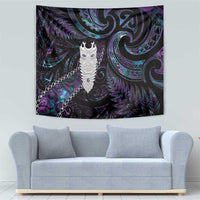 New Zealand Aotearoa Tapestry Maori Tane Te Waiora Paua Shell Glitter Purple